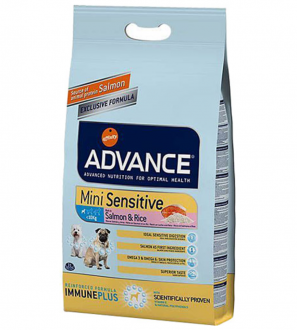 Advance Mini Sensitive Adult Somonlu 7.5 kg Köpek Maması kullananlar yorumlar